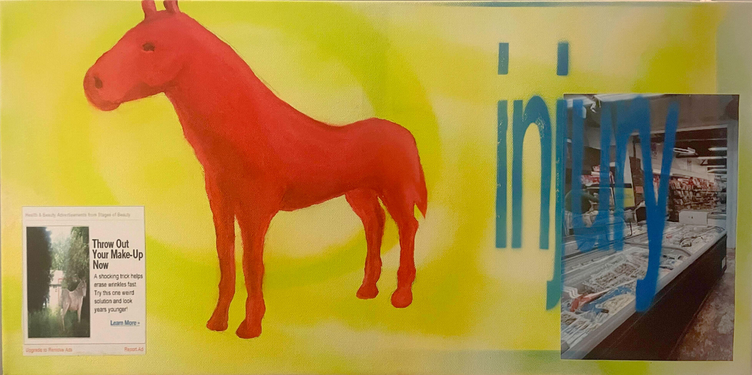 &quot;texas reznikoff&quot; (24x12&quot;, mixed media on canvas, 2024)