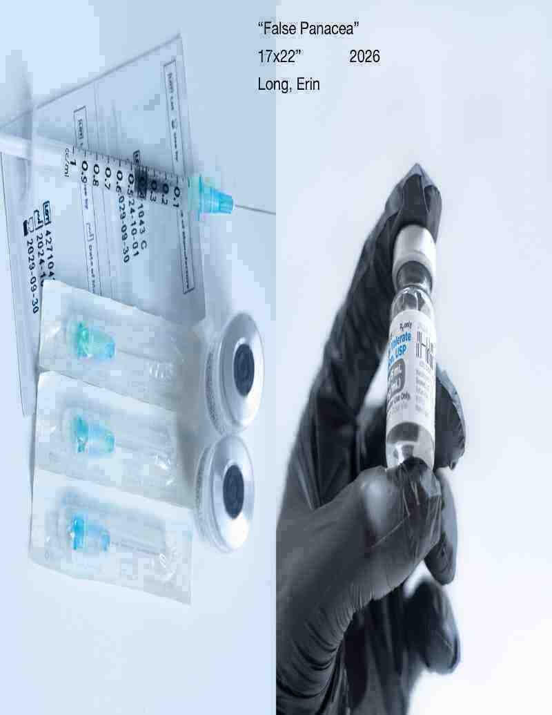 "false panacea" (17x22", inkjet print 2026)