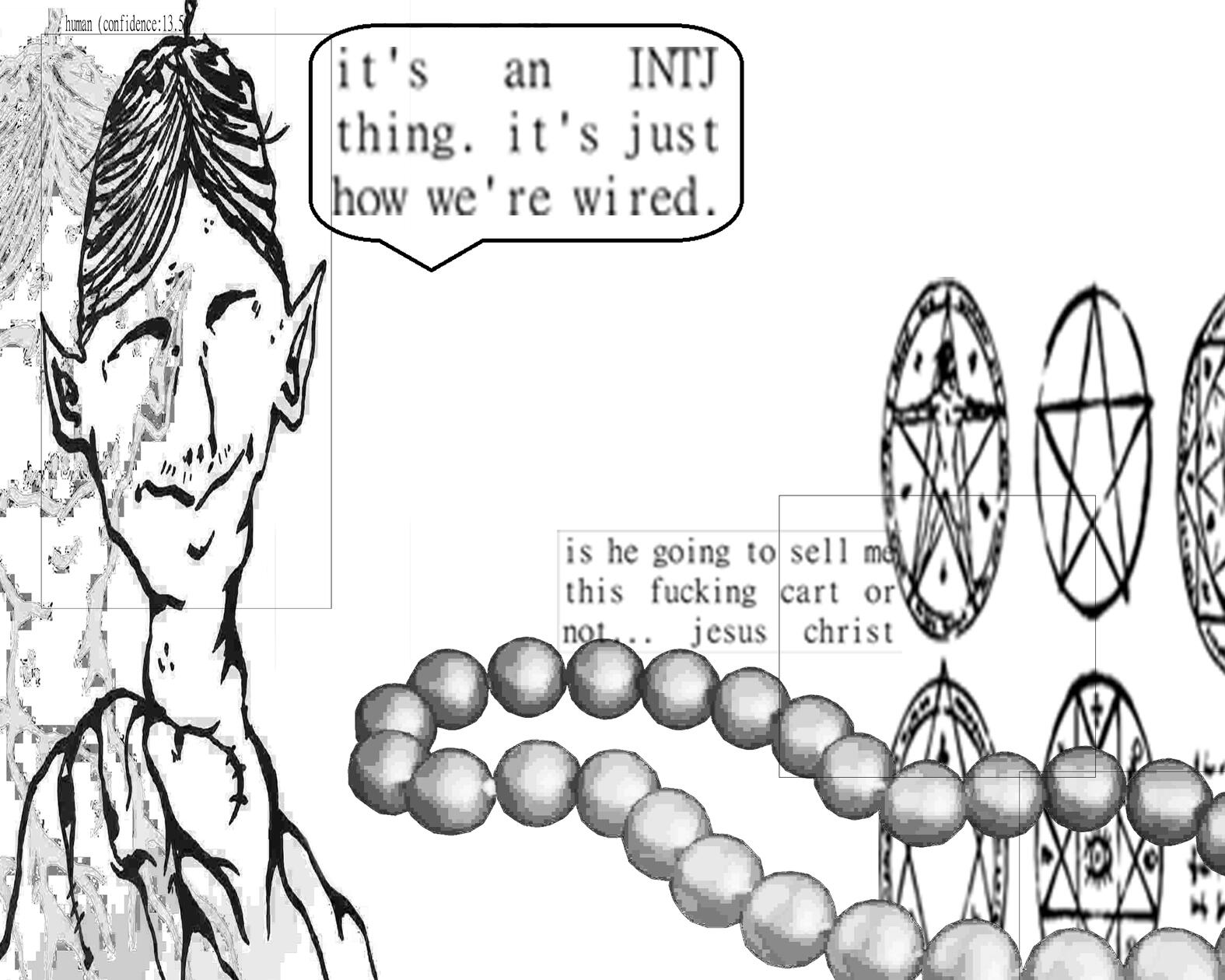 &quot;gnosis&quot; (20x16&quot;, mixed media digital, 2025)